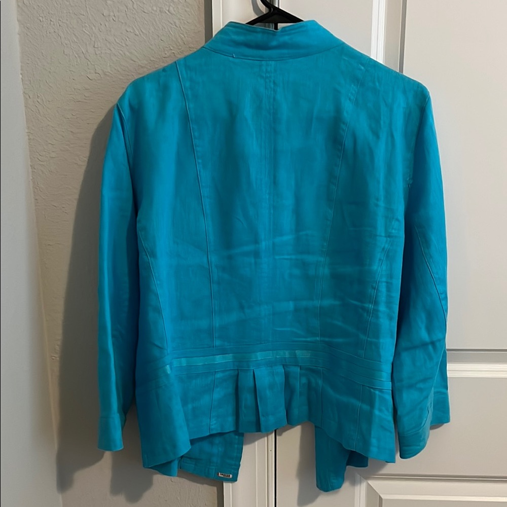 Xl Multiples Blue Jacket Lightweight Structured D… - image 3